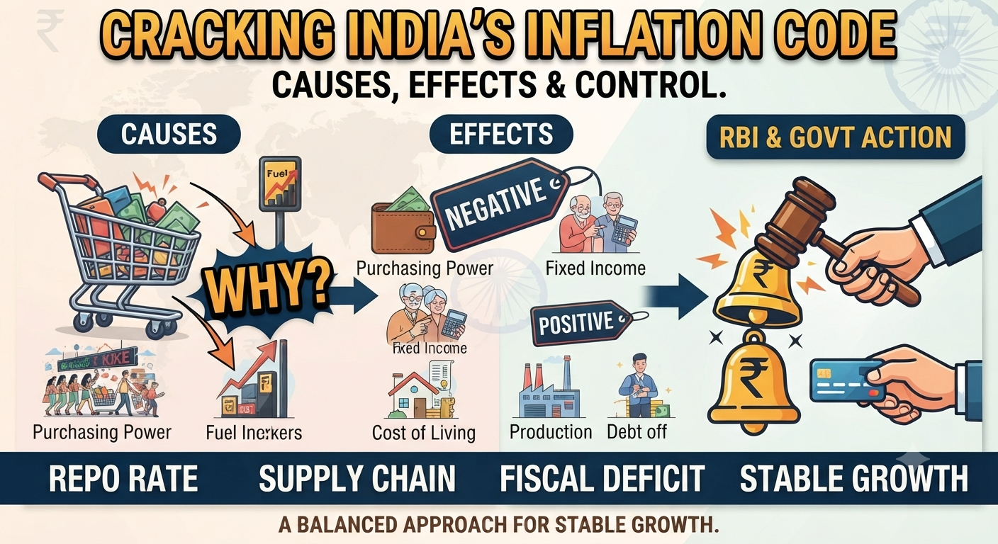 Inflation in the Indian Economy – Causes, Effects, and Control Measures