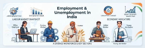 Employment & Unemployment in India: Types, Measurement, Demographic Dividend