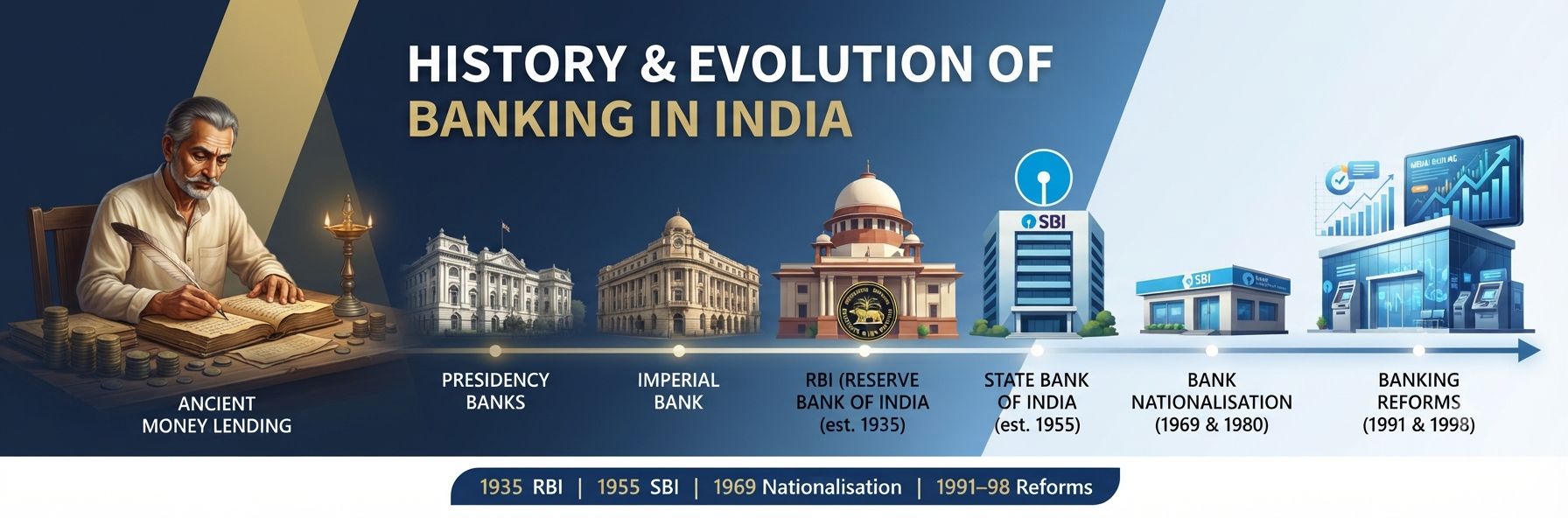 Traditional Banking to Modern Banking in India